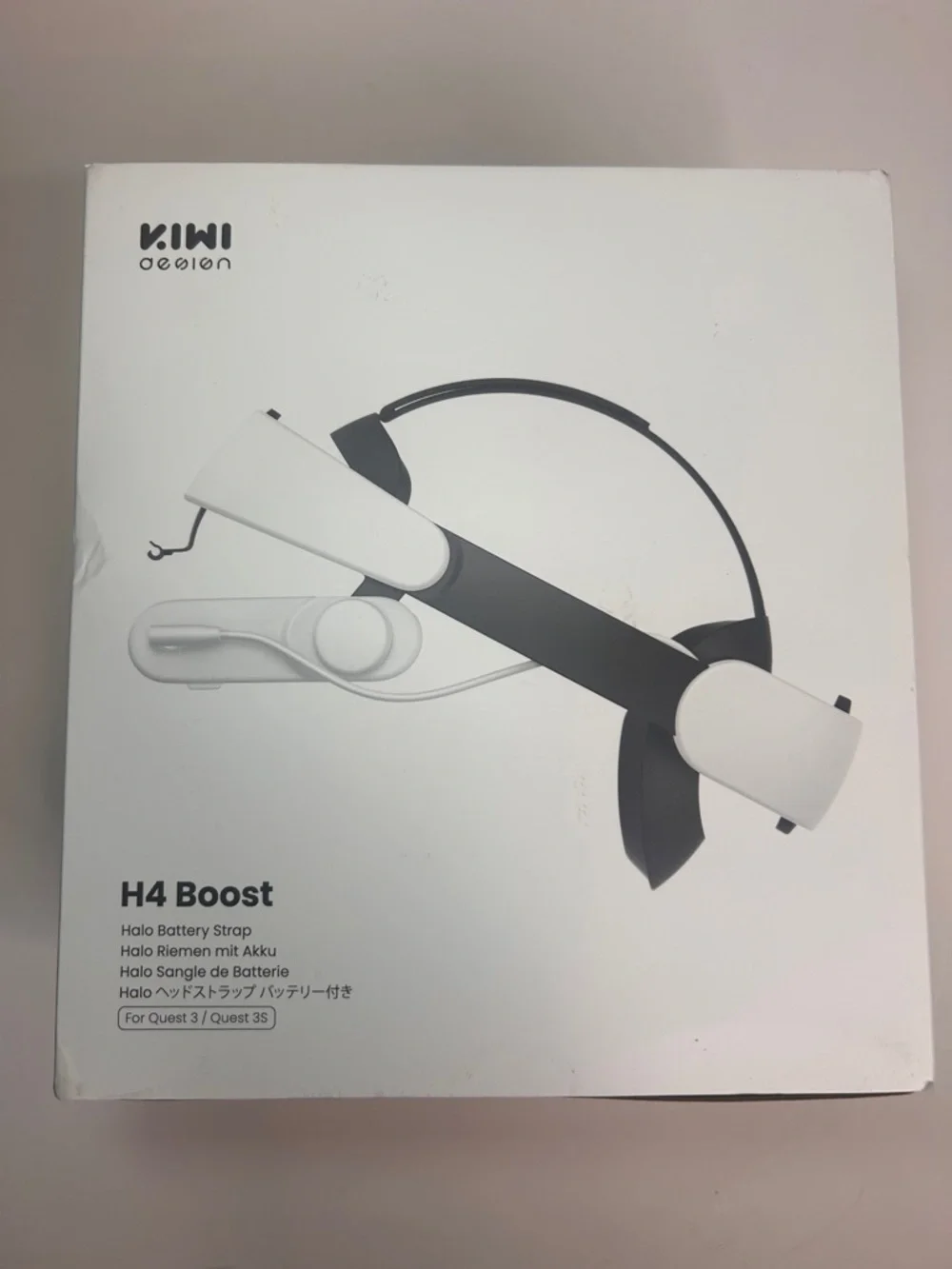 KIWI design H4 Boost Comfort Battery Head Strap Accessories for Meta OculusQuest